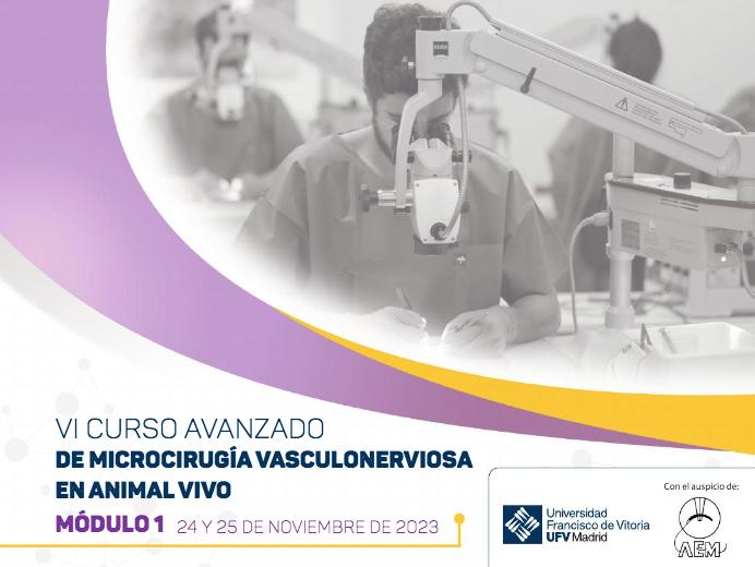 VI CURSO AVANZADO DE MICROCIRUGIA VASCULO-NERVIOSA EN ANIMAL VIVO. MÓDULO I